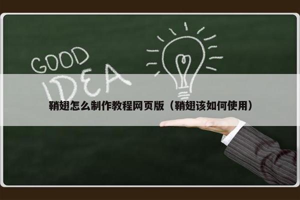 鞘翅怎么制作教程网页版（鞘翅该如何使用）