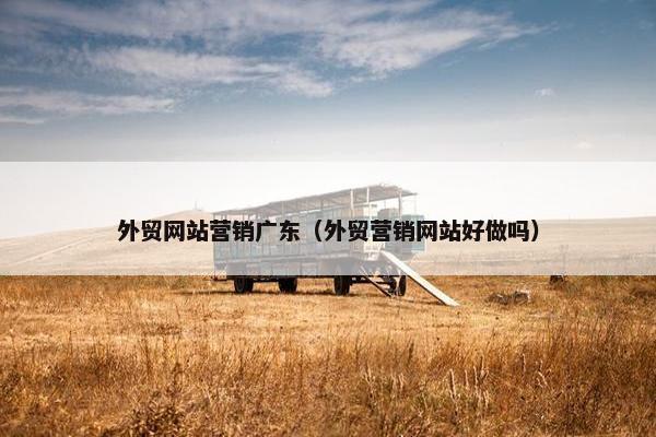 外贸网站营销广东（外贸营销网站好做吗）