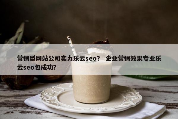营销型网站公司实力乐云seo？ 企业营销效果专业乐云seo包成功？