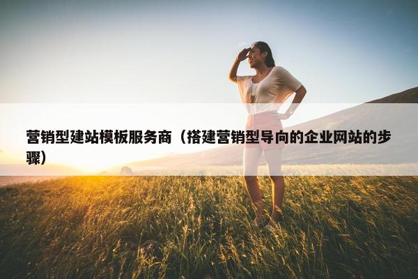 营销型建站模板服务商（搭建营销型导向的企业网站的步骤）