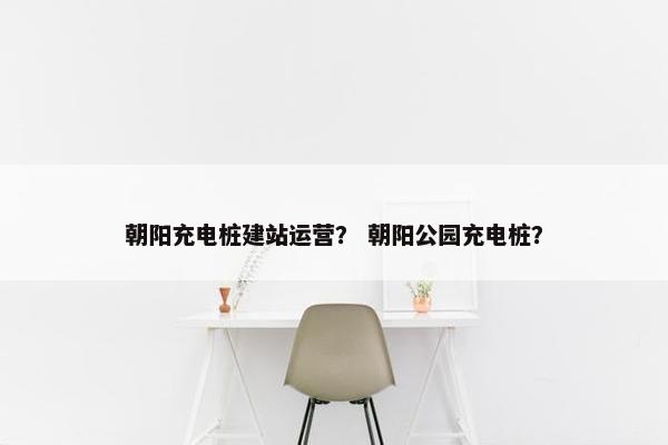 朝阳充电桩建站运营？ 朝阳公园充电桩？