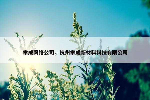 聿成网络公司，杭州聿成新材料科技有限公司
