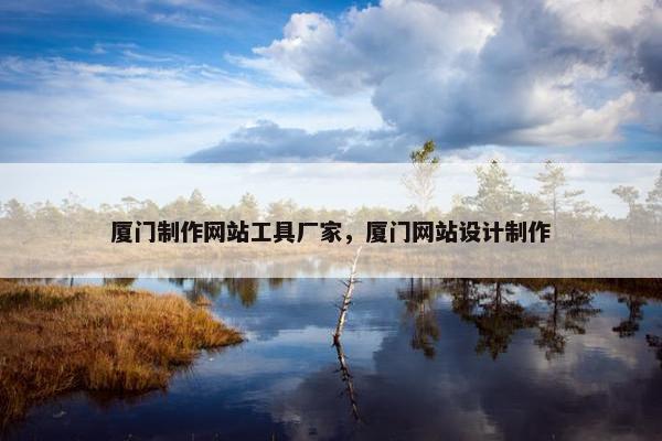厦门制作网站工具厂家，厦门网站设计制作