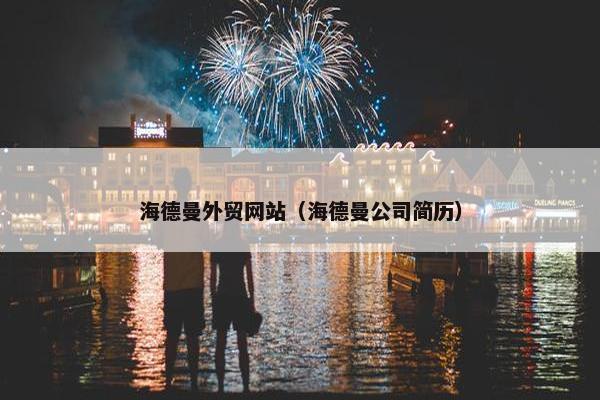 海德曼外贸网站（海德曼公司简历）