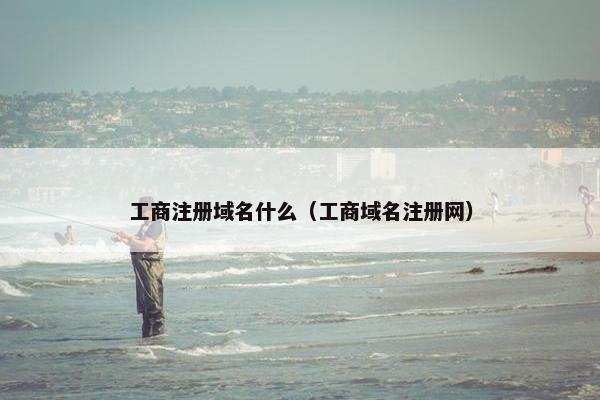 工商注册域名什么（工商域名注册网）