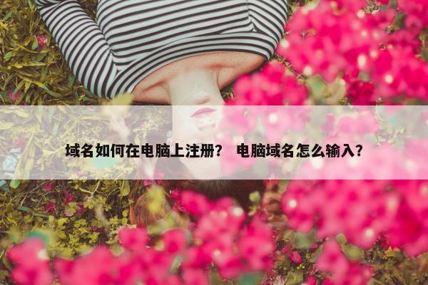 域名如何在电脑上注册？ 电脑域名怎么输入？