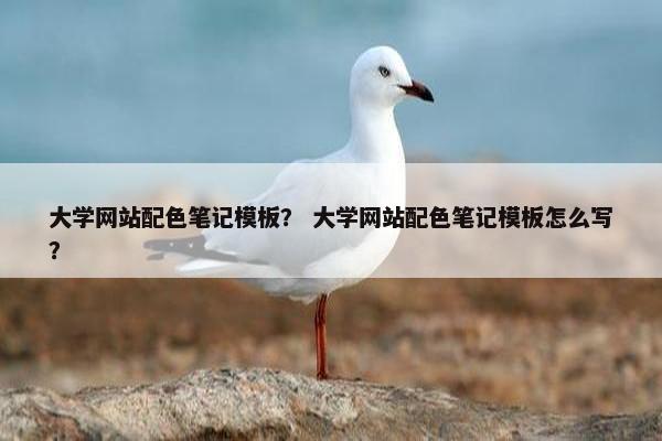 大学网站配色笔记模板？ 大学网站配色笔记模板怎么写？