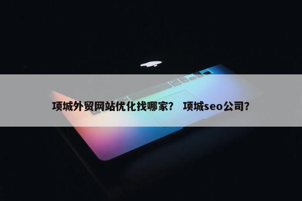 项城外贸网站优化找哪家？ 项城seo公司？