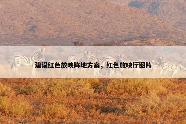 建设红色放映阵地方案，红色放映厅图片